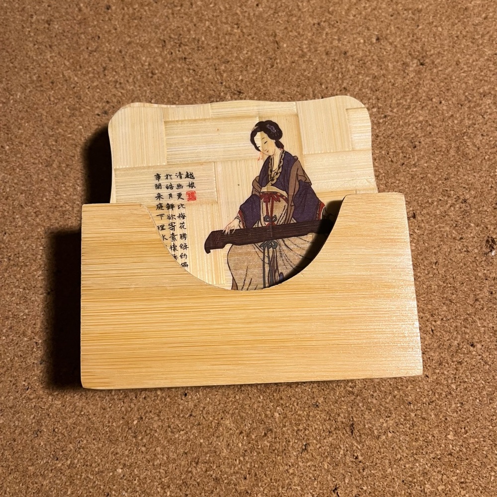 Bamboo coasters